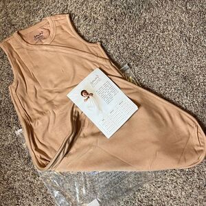 NEW Goumi Kids Slumber Sleepbag Sandstone SZ 6-12mo M Baby Sleep Sack Bamboo